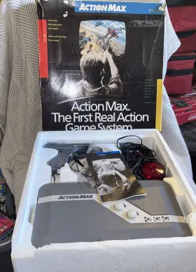 Action Max 083546037006 Video System Console In Original Box And Styrofoam Complete