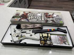 Activision 047875950559 Guitar Hero 2 Xbox 360 Wired Usb Xplorer Controller With Strap Game Red Octane