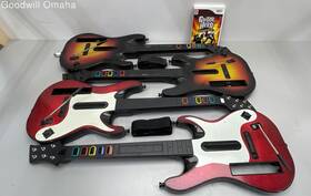 Activision 95455.805 Lot Of 4 Nintendo Wii Guitar Hero Guitars Untested Read Description