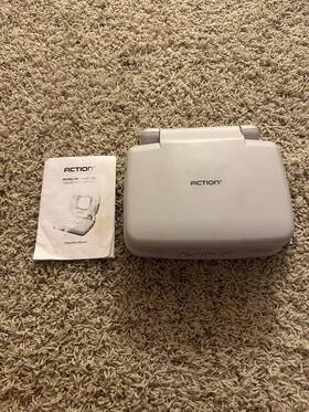 American Action 948872001304 Vtg Playstation 1 Ps One 4 Inch Portable Lcd Tv Monitor Screen Speakers Acn-5402