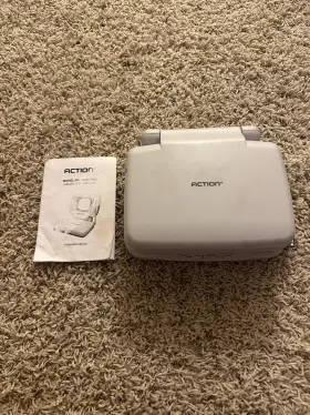 Acn-5402 American Action 948872001304 Vtg Playstation 1 Ps One 4 Inch Portable Lcd Tv Monitor Screen Speakers