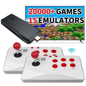 Amliywave 765037191984 Retro Gaming Console Video Game Mini Stick With Built-in 15 Emulators 20800