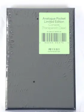 Ap-c06-le Analogue Pocket Limited Edition Transparent Clear - Factory Sealed