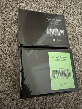 Analogue Apa01gg Pocket Game Gear Adapter And Usb Power Cable Accessory Sealed New In Box