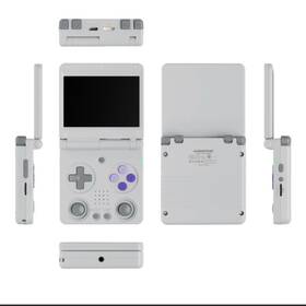 Anbernic 34xxsp Rg Handheld Game Console H700 3300mah 64gb - Gray 256sd