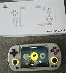 Anbernic China-rgarc-d-grey-144g Rg40xxh Handheld Retro Gaming Console 32gb Linux