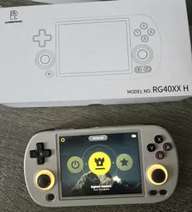 China-rgarc-d-grey-144g Anbernic Rg40xxh Handheld Retro Gaming Console 32gb Linux