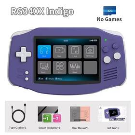 Anbernic Rg34xx 3.4 Inch Ips Screen 64 Bit Linux System Retro Handheld Game Console