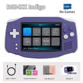 Rg34xx Anbernic 3.4 Inch Ips Screen 64 Bit Linux System Retro Handheld Game Console
