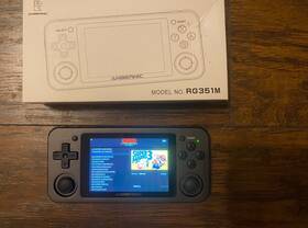 Anbernic Rg351m Handheld Retro Gaming Console With 64gb Micro Sd Card