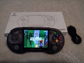 Anbernic Rg353ps Transparent Purple With Custom Os And 128gb Card