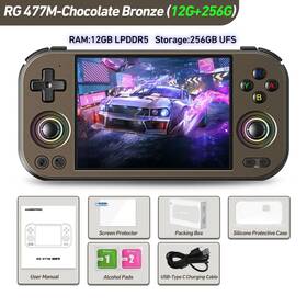 Anbernic Rg477m Rg 477m Handheld Game Console 5300mah Android 14 4.7-inch Gifts