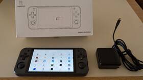 Anbernic Rg552 Portable Game Console With 128gb Sd Card - 30w Power Adapter