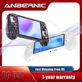 Anbernic Rg557 Handheld Android 14 5.48 Inch Amoled Screen New Us Seller