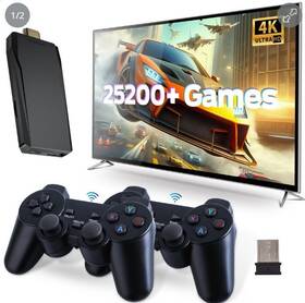 Aohkh 445037324324 Retro Game Console Wireless Gaming Plug And Play Video Tv