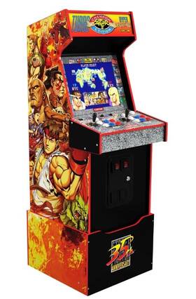Arcade1up Stf-a-213514 Street Fighter Ii Turbo Legacy Edition Arcade Machine With Riser Wi-fi Capcom