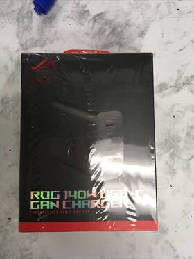 Asus 197105606517 - Rog 140w Usb-c Gan Charger Supports Usb Type-a And Type-c Black