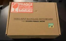 At Games 689466063318 Atgames Legends Pinball Micro Hd Video Input Backglass Switchboard Vibs