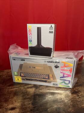 Atari 020628603403 400 Mini Computer Console 25 Games New Extra Usb Joystick Ships Free