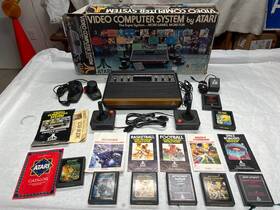 Atari 568255893 1982 Vcs Cx2600 6 Switch Console System In Original Matching Box Package