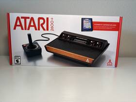 Atari 810086922536 2600 Plus Gaming Console Includes 10 In 1 Game Cartridge Of Classic New