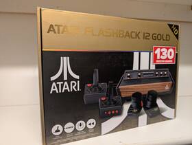 Atari 818858028271 Flashback 12 Gold Console Hdmi With 130 Games Paddles - Used/complete