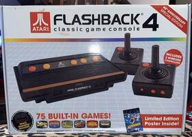 Atari 857847003097 Flashback 4-classic Game Console 75 Built In Games- Tested And Works