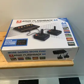 Games-a3 Atari 857847003226 Flashback 64 Special Edition Console With Box And Built-in