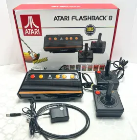Ar3220 Atari 857847003783 Flashback 8 Video Game Console Wired Controllers 105 Games 40th Anniv Box
