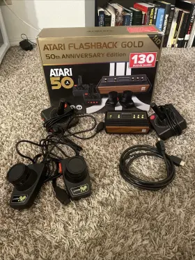 Ar3080 Atari Flashback Gold Console 50th Anniversary Edition 130 Built-in Games