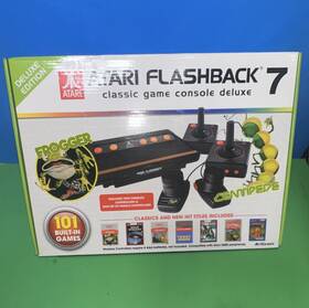 Atari Ar3210x Flashback 7 Deluxe Edition Console 101 Games Wireless Controllers