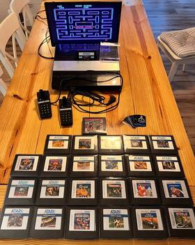 Atari Cx5210 5200 Console 4 Port Reconditioned Mod 25 Games And More