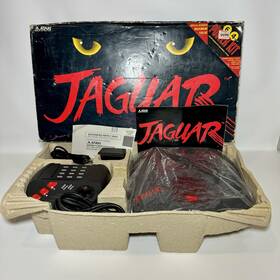 Atari J8001 Jaguar Console With Ac Plug Box Controller System Tested Working No Av Cable