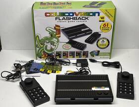 Atgames 793573420114 Colecovision Flashback Classic Console Collectors Edition With Overlays And Box