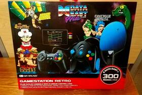 Atgames Dgunl-3245 My Arcade Gamestation Retro Data East Hits Plug And Play Console 300 Games New