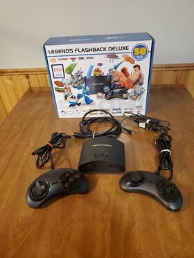 Atgames Fb8650s Legends Flashback Sega Type 50 Games Console Hd Mega Man Tetris