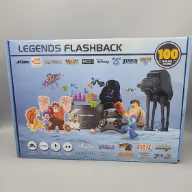 Fb8660 Atgames Legends Flashback Hdmi Console Built-in Games 100 With 2 Controllers