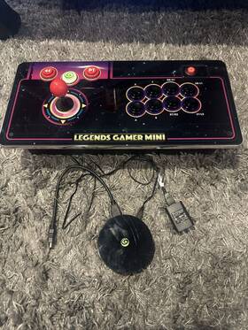 Atgames Ha2801 Legends Gamer Mini Black Arcade Console And Core - Built In 100 Games