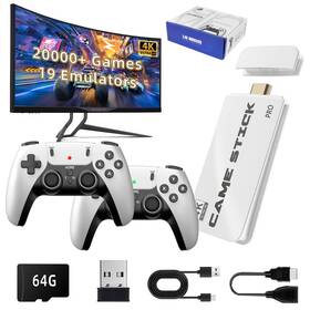 Badgoal 850063757577 2024 Upgrade Retro Game Console Stick Pro Classic Video Games With 4k Hdmi