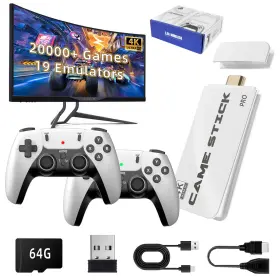 Badgoal 850063757577 2024 Upgrade Retro Game Console Stick Pro Classic Video Games With 4k Hdmi