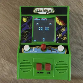 09621 Bandai Namco Galaga Micro Player Handheld Retro Video Game 09621 Bandai Namco Galaga Micro Player Handheld Retro Video Game