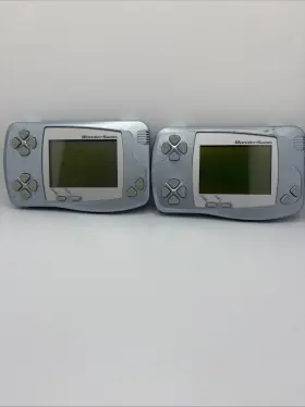 Swj-777c1b Bandai Two Wonderswans Color Pearl Blue Wsc-001 Console -untested X2 - Us Seller