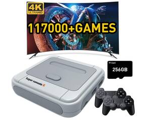 Branded 313046143168 Super Console X Retro Video Game Built In 117 000 Games Emulator Consol