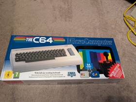 Commodore 1059624 The C64 Inch Maxi Retro Microcomputer Full Size Console Real Keyboard