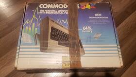 Commodore 885519 64 Computer Console With Cords In Original Box Very Rare