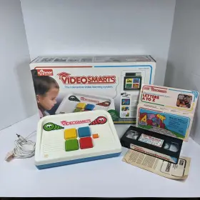 Connor 045934700107 Videosmarts Interactive Kid Video Game Vcr Learning Console 2 Tapes 1986