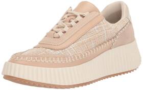 Dolce Vita 197076128100 Womens Dolen Sneaker Ivory Multi Woven 8