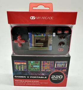 Dream Gear Dgun-2889 My Arcade Gamer V Portable Gaming System 220 Built-in Retro Style Games Black