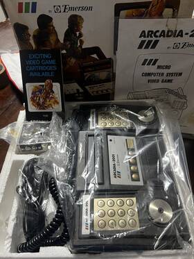 Emerson Adv-1 Arcadia-2001 Rare Vintage Gaming Console By Open Box