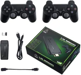 Equto 883645725343 4k Tv Game Stick 20000 Console Built In 64gb Retro Games 2 Wireless Gamepad Equto 883645725343 4k Tv Game Stick 20000 Console Built In 64gb Retro Games 2 Wireless Gamepad